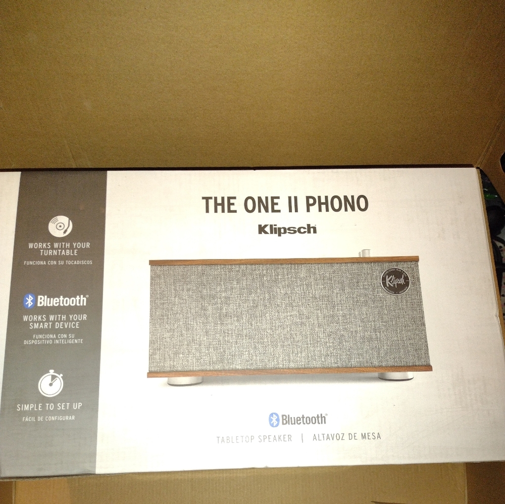 Klipsch The One II Phono Bluetooth Tabletop Speaker BRAND NEW!